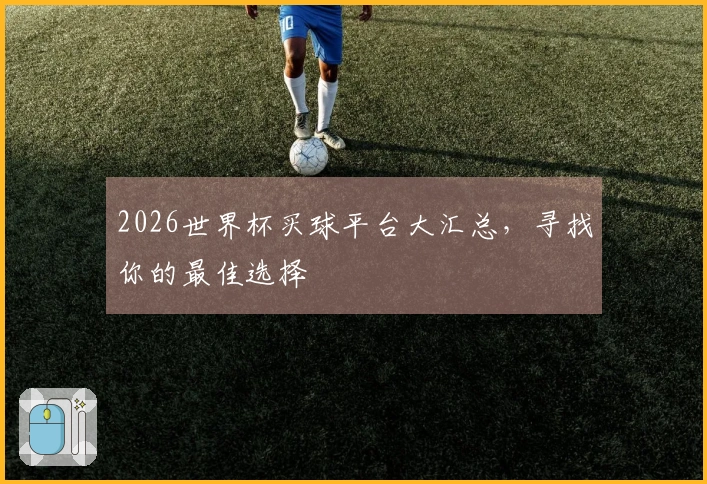 2026世界杯买球平台大汇总，寻找你的最佳选择